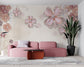 Peach flowers jewelry pattern wallpaper - view 3