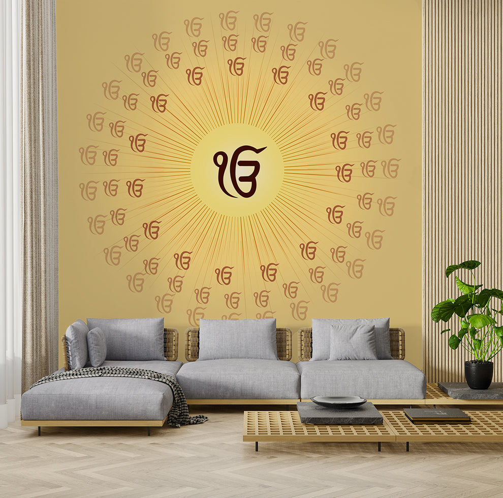 Ek Onkar Symbol Spiritual Wallpaper