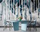 3D abstract design living room wallpaper - view 4