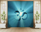 Pooja Room - OM Symbol Wallpaper For Temple Wall