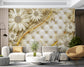 Glitter fabric luxury 3D wallpaper - view 3