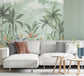 Living Room - Tropical Paradise Palm Trees Wall Mural Wallpaper, Custom Size - view 2