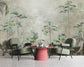 Botanical tropical green forest wallpaper - view 4