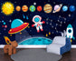 Solar system planets wallpaper for kids room - view 4
