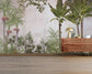 Palm and banana tree botanical wallpaper - view 3