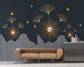 Ginkgo leaves and golden birds wallpaper - view 4