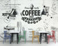 Coffee shop wallpaper for cafe and restaurant wall - view 4