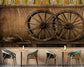 Wagon wheel cafe wallpaper - view 3