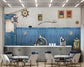 Vintage pirate style cafe wallpaper - view 3