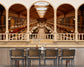 3D Big Library Mural Wallpaper For Walls