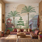 The Maharaja's Journey – Indian Elephant Wall Mural Wallpaper, Custom Size