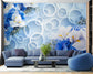 Orchids floral and circle wallpaper - view 4
