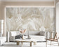 Soft beige banana leaf wallpaper - view 6