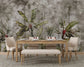 Grey and green botanical forest wallpaper - view 6