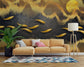 3D golden fish swimming wallpaper - view 4