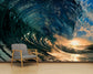 Perfect wave ocean 3D mural - view 5