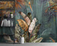 Big banana leaf watercolour wallpaper - view 2