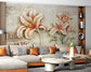 3D Murals Orchids Lily Flowers Wallpaper