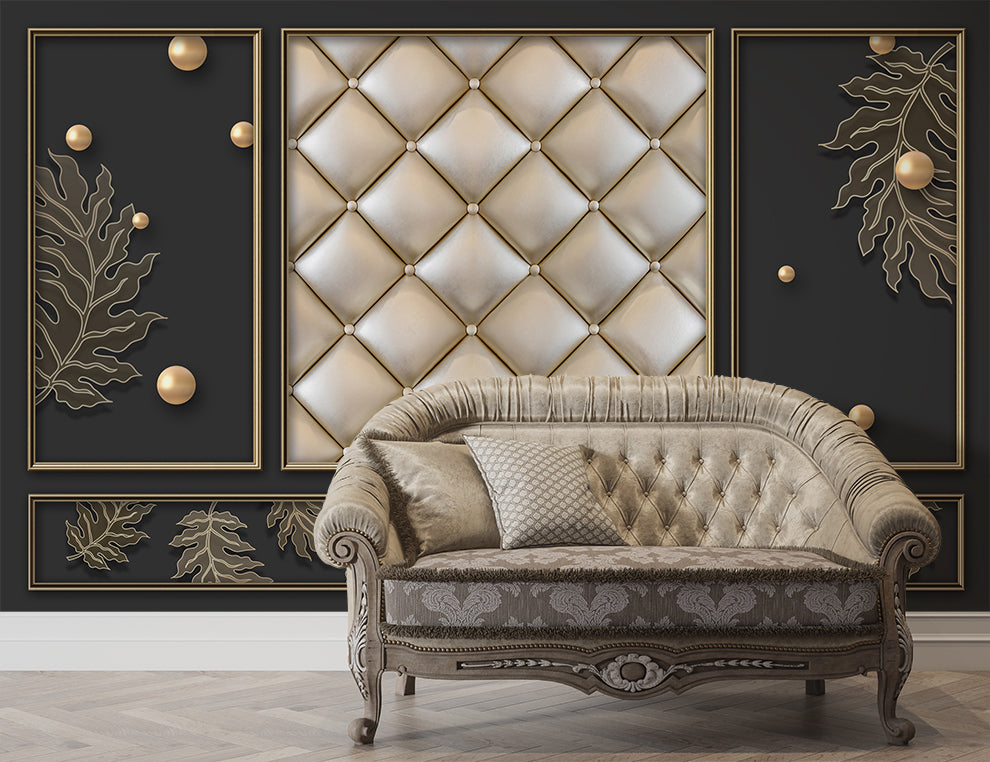 Customize 3D Modern European Style Wallpaper For Living Room