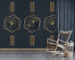 3D Creative Circular Art Ginkgo Leaf Wallpaper