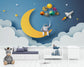 Star Space Wallpaper | Kids Room Wallpaper | Nursery Baby Wallpaper