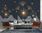 Ginkgo leaves and golden birds wallpaper - view 5