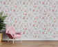 Soft Pink Blossom Floral Wallpaper