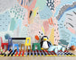 Pastel colours kids room nursery wallpaper - view 6