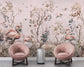 Flamingo chinoiserie tropical wallpaper - view 5