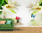 Flowers and butterfly wallpaper - view 3