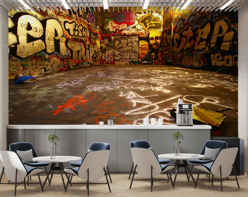 Graffiti 3D Desktop Wallpaper Wall murals Wallpapers