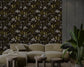 Dark leaves vintage wallpaper - view 6