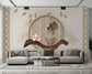 3D decorative metal wall art wallpaper - view 5
