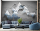 3D geometric triangle wallpaper - view 6