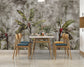 Grey and green botanical forest wallpaper - view 7
