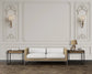 White Plaster Line 3D Wallpaper