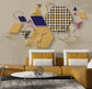 3D geometric design and deer wallpaper - view 5
