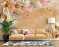 Beige love fantasy floral wallpaper - view 3
