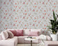 Soft Pink Blossom Floral Wallpaper