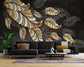 Golden diamond feather art wallpaper - view 6
