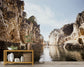 Bhedaghat marble rocks 3D wallpaper - view 4