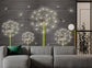 Dandelion flowers floral wallpaper - view 6