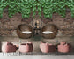 3D hanging leaves and chairs wall mural - view 5