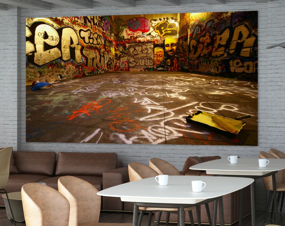 Graffiti 3D Desktop Wallpaper Wall murals Wallpapers