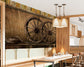 Wagon wheel cafe wallpaper - view 5