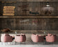 Retro brick wall coffee shop wallpaper - view 4
