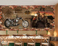 Retro motorcycle wallpaper for restaurant wall - view 5