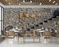 Stone wall love label cafe wallpaper - view 5