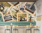 Retro newspaper restaurant wallpaper - view 4
