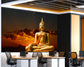 3D golden Buddha art wallpaper - view 6